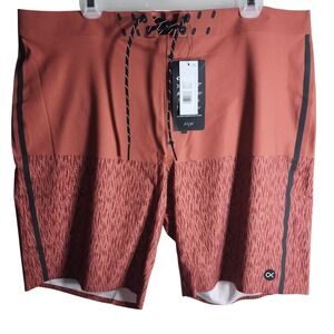 Outerknown‎ Apex Trunk Board Shorts Men's Size 38 Red Recycled Polyester Stretch